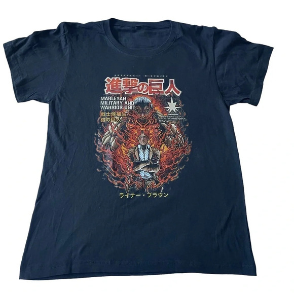 Attack On Titan Marleyan Military And Warrior Unit T Shirt Men’s Size Small - Picture 2 of 7